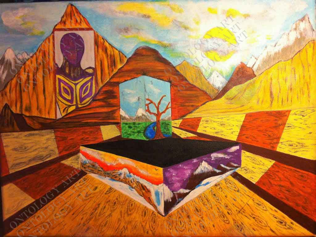 The valley of the sun Acrylic on canvas (50 x 70cm)